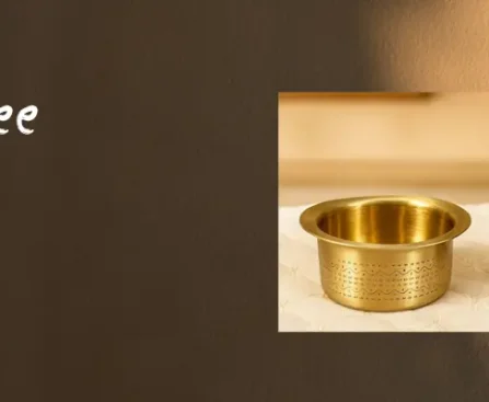 Brass Coffee Glasses set